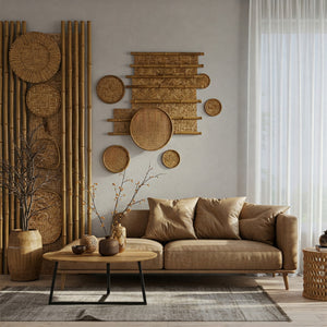 Add Natural Charm with Bamboo Wall Decor