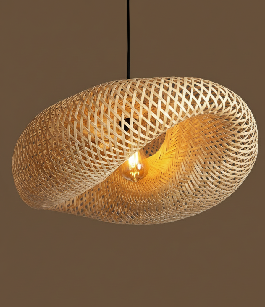 Bamboo Lamps I S-Curve Bamboo Lamp
