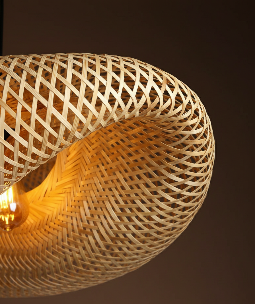 Bamboo Lamps I S-Curve Bamboo Lamp